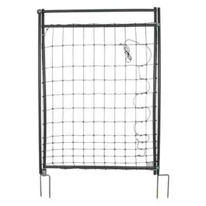 Hotline Rigid Poultry Net Hot Gate 120cm x 80cm Green Chicken Fencing Fence Mesh - Picture 1 of 2