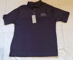 NWT Vansport Planet Polo Wicking Men's MEDIUM Purple Space Center Houston, TX - Picture 1 of 4