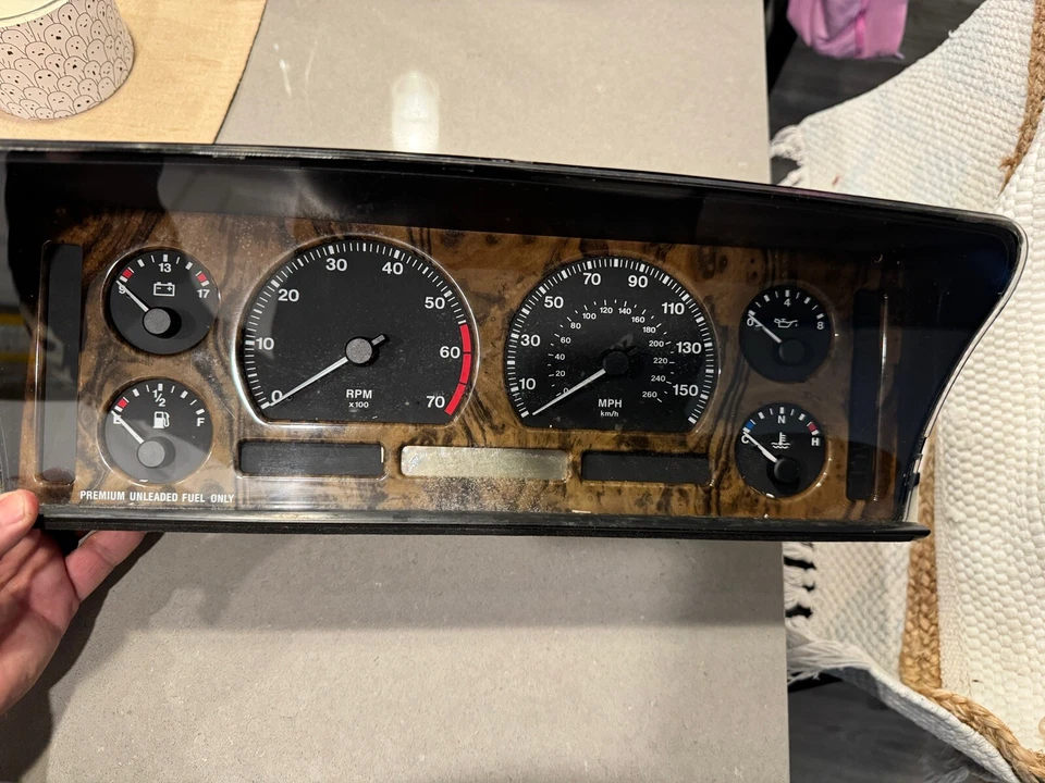 Jaguar XJ6 1995 velocímetro cuadro de instrumentos DP1087 55 k millas fabricante de equipos originales Foto 1 de 4