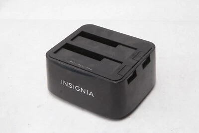 Insignia 2-Bay Hard Drive HDD and SSD Docking Station NO CORDS R52 - Image 1 of 4