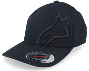 Alpinestar Corp Shift 2 Black Flexifit Baseball Cap - 1032 81008 - Picture 1 of 6