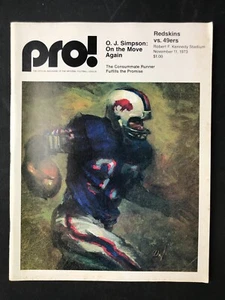 VTG Nov 11th 1973 Washington Redskins Vs San Fransisco 49ers Game Program - Picture 1 of 4