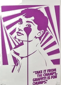 Pure Evil - Audrey Hepburn - Hand Signed and Numbered - X/100 Print (2017). - Picture 1 of 4