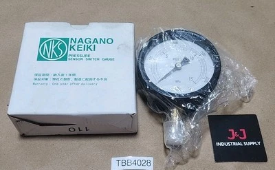 *NEW SURPLUS* Nagano Keiki BC10-181 Pressure Gauge 15MPa 2000Psi + Warranty! - Image 1 of 4
