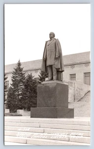 Vintage RPPC Lincoln NE Statue of William Jennings Bryan State Capitol V6 - Picture 1 of 2