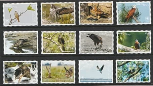 2018 Aitutaki Cook Islands Sc# 669-80 - Raptors, Birds. MNH Set Cv$49.00 - Picture 1 of 1