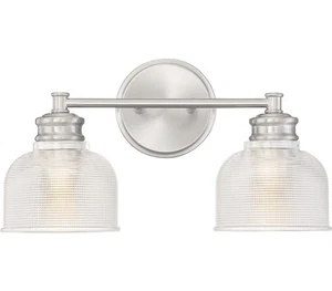 Meridian M80034BN Vanity, 2-Light 120 Total Watts, Brushed Nickel - Picture 1 of 1