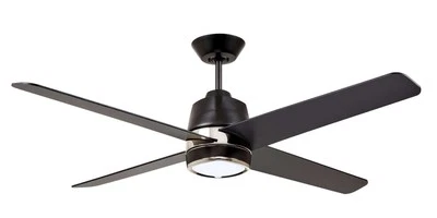 Emerson Zeke 54" Barbeque Black Ceiling Fan LED Light Barbeque Black Blades CF44 - Image 1 of 4