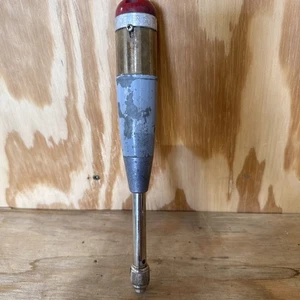 Taladro de empuje artesano vintage que incluye seis brocas de madera - Imagen 1 de 6