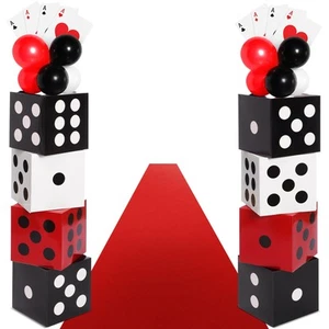 52 Pcs Casino Themed Decorations Set Las Vegas Game Night Entryway Door Party... - Picture 1 of 7