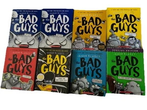 LOT OF 8 THE BAD GUYS BOOKS BY AARON BLABEY - Picture 1 of 2