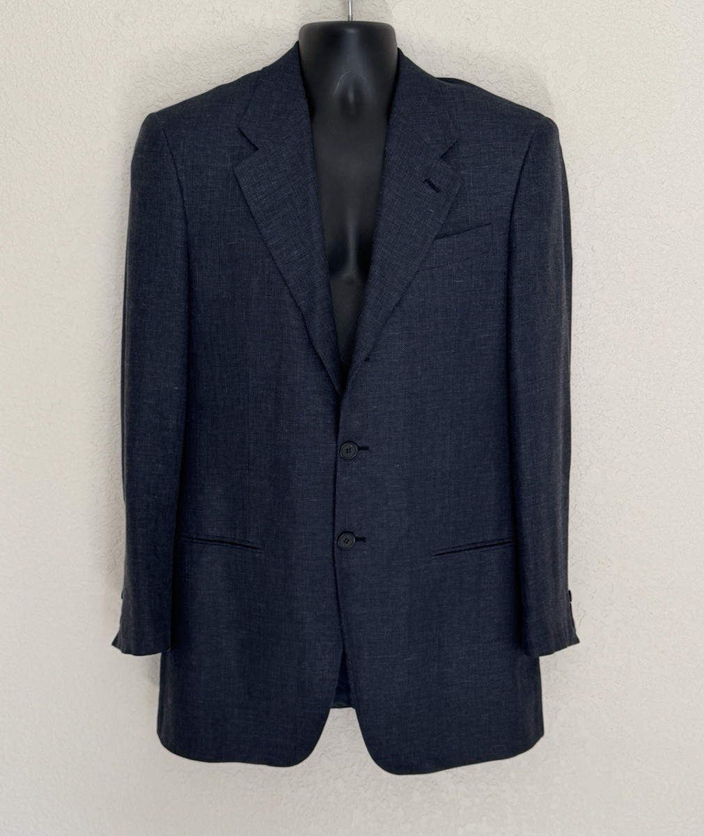 90年代 GIORGIO ARMANI Linen Rayon Jaket Giorgio Armani Men's Linen Upton Jacket - Bergdorf Goodman