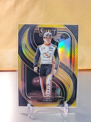 2025 Select Nascar Racing - #232 - Jake Garcia - Gold Prizm Trackside #06/10 - Image 1 of 3
