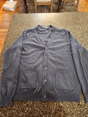 Cárdigan Woolovers Suéter Lana Cachemira Para Hombre Talla Mediana Bolsillos Foto 1 de 4