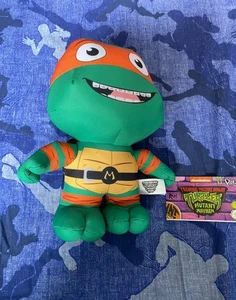 Juguete suave de peluche Teenage Mutant Ninja Turtles Miguel Ángel Lil' Bodz Nickelodeon - Imagen 1 de 1