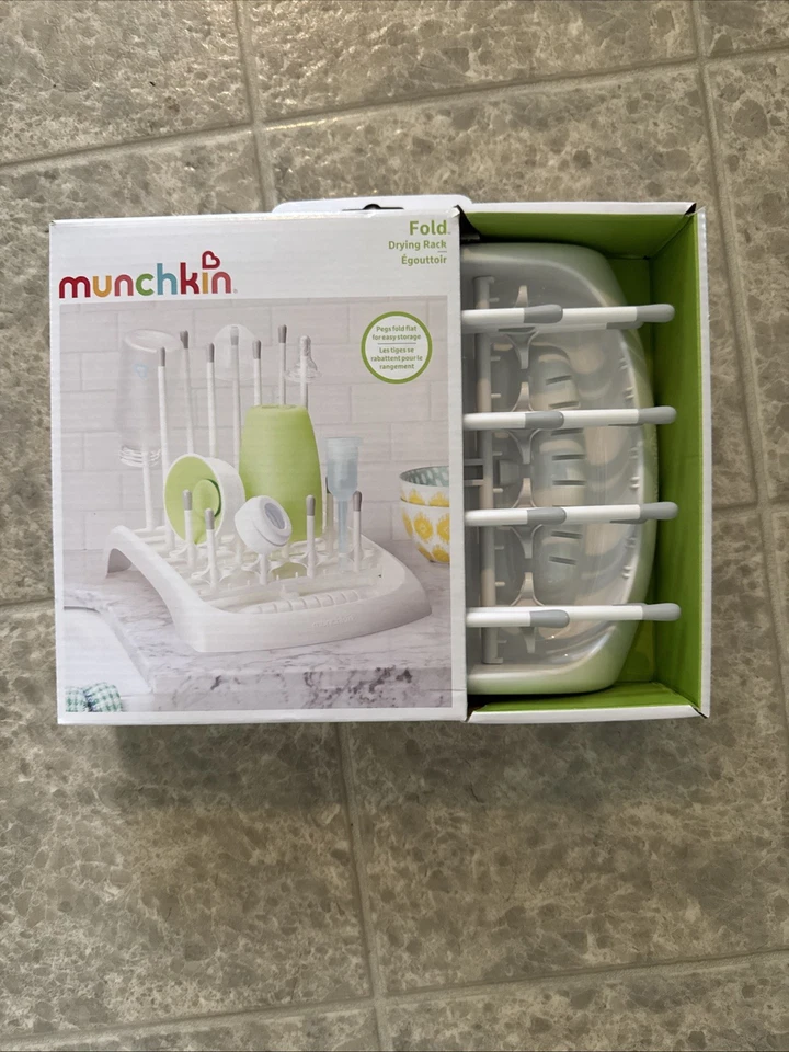 Munchkin Plegable Biberón Encimera Secador Estante Nuevo Foto 1 de 2