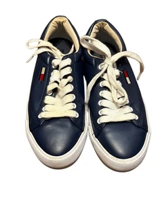 Tommy Hilfiger Women’s Navy White Sneakers Size 6 | Pre-Owned Casual Shoes - Picture 1 of 8