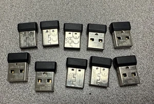 10x Genuine OEM Logitech Nano Receiver USB Dongle (C-U0010) - Picture 1 of 7