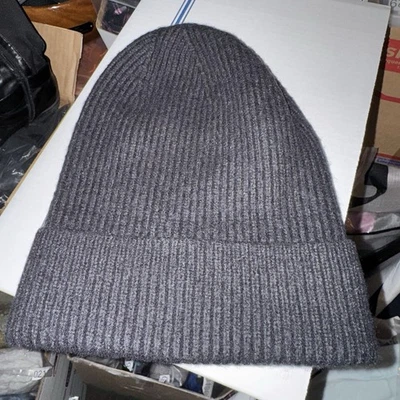 Madewell Gorro Gorro Puño Gorro Negro Invierno Sombrero Gorra OSFM Foto 1 de 4