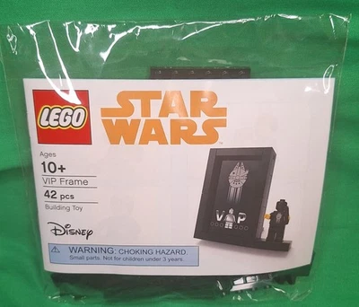 Lego Set #5005747 Star Wars Black VIP Card Frame Promotional Polybag Set New - Image 1 of 4
