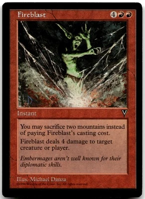 MTG Fireblast C Visions LP - Image 1 of 2