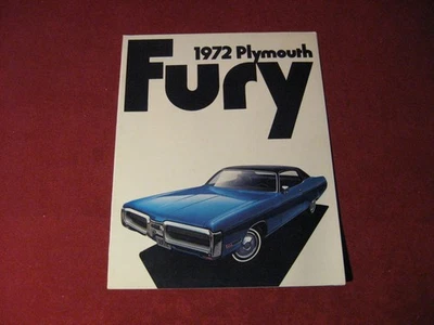 Folleto de ventas Plymouth Fury 1972 folleto catálogo original antiguo Foto 1 de 4