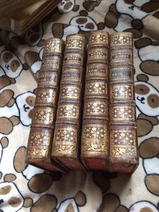 Alte Bücher 18. Jahrhundert: Predigten von Pater Bourdaloue - Konvolut 4 alte Bücher - Bild 1 von 18