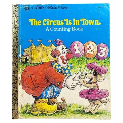 The Circus Is In Town A Counting Book David L Harrison Little Golden Book 1980 - Image 1 of 4
