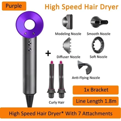 Look alike Dyson Supersonic Hair Dryer Super Leafless Hair Dryer 5 in 1 Hair Dry - Image 1 of 4