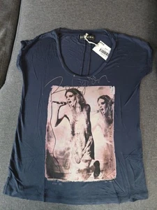 Rare Religion Sleeveless Mood Indigo Top - Singing Women Graphic - Size S/10/38 - Picture 1 of 7
