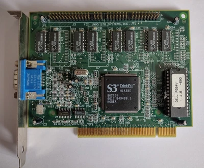 S3 Trio 64V+ 2MB PCI VGA Retro / Vintage Video Card **Tested/working** - Image 1 of 4
