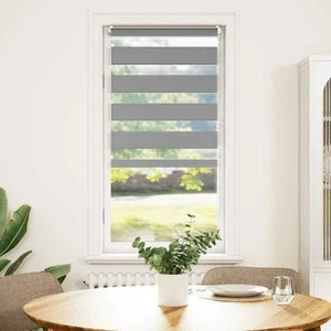 Zebra Blind 80 x 150 cm Grey - Picture 1 of 12