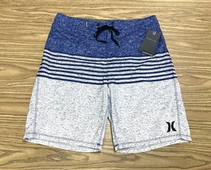 Pantalones Cortos Hurley Flight Core 2.0 Para Hombre Talla 32 Azul Gris 21” Largo Nuevos Con Etiquetas - Imagen 1 de 11