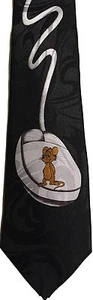 COMPUTER MOUSE NECKTIE NEW TIE MICE TEC IT GUY APPLE IBM SERVICE FIXER - Picture 1 of 1