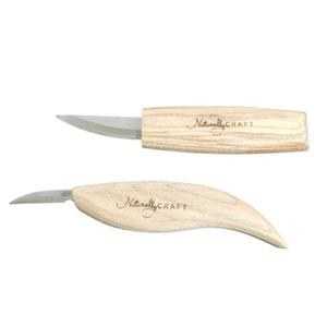 Wood carving set beginners 2 x knife - Picture 1 of 4