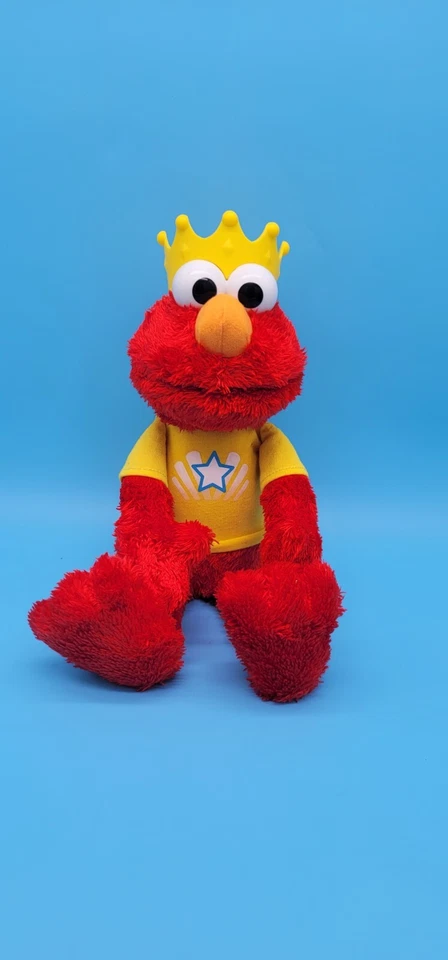 Sesame Street Elmo Let's Imagine Animated Plush Playskool See Video Tested Works - Image 1 of 4