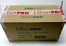 CASE of 1000 Ultra Pro Clear Regular 35pt 3x4 Toploader Trading Card Top Loaders