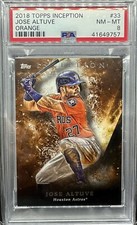 Jose Altuve 2018 Topps Inception PSA 8 Orange /50 Pop 1 None Higher Astros 