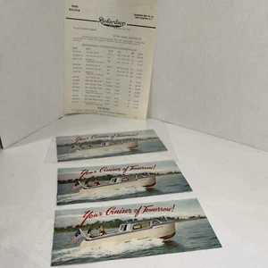 1940’s RICHARDSON Original Boat Brochure Catalogs & News Bulletin RARE - Picture 1 of 18