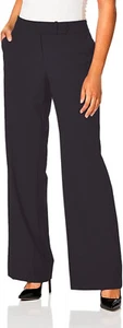 Calvin Klein Straight-Leg Classic Business Casual Pants for Women, Navy, 16 - Picture 1 of 3