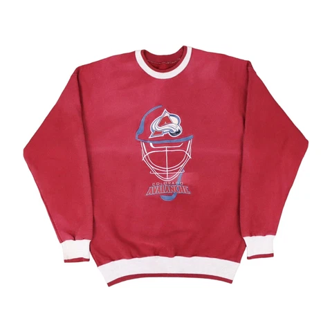 Vintage Colorado Avalanche Sweatshirt 90s Legends Hockey Crewneck XL Cover