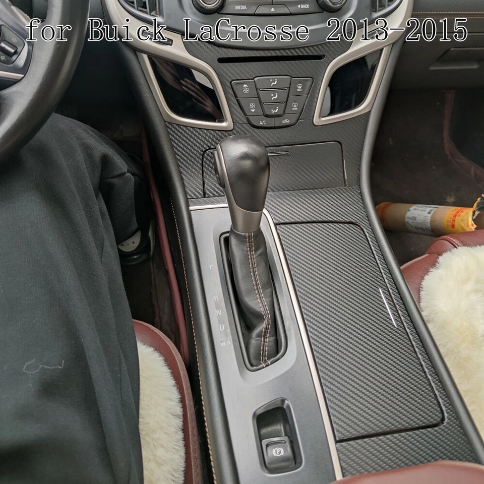 For Buick LaCrosse 2013-2015 3D Carbon Fiber Pattern Interior DIY Trim Decals - Imagem 1 de 4