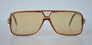 Cazal Vintage Eyeglasses -Ex display - Model 635 - Col.210 -Gold & Marble Brown - Picture 1 of 3