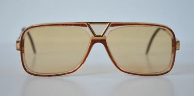 Cazal Vintage Eyeglasses -Ex display - Model 635 - Col.210 -Gold & Marble Brown - Image 1 of 3