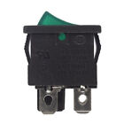 1X Pronic R13 4Pin 2Position 6A250vac T85/55 Rocker Power Switch With Green Lamp