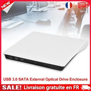 Boîtier de lecteur optique USB 3.0 SATA externe DVD CD-ROM RW sans lecteur - Afbeelding 1 van 11