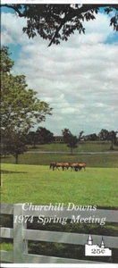 1974 Churchill Downs Programm ~ Frühjahrstreffen ~ 8. Juni ~ The Julep Cup Handicap - Bild 1 von 3