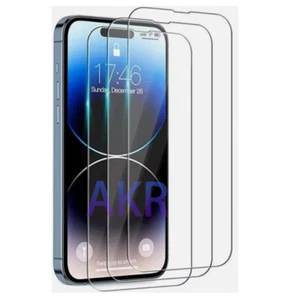 3 Pack For iPhone 13 MINI Premium Tempered Glass Screen Protector,Case Friendly - Picture 1 of 7