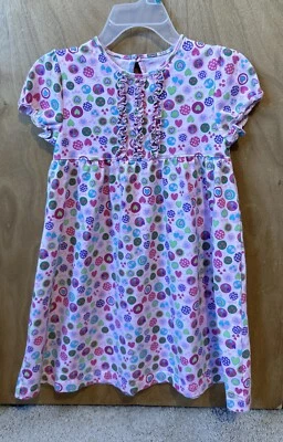 Vestido Rosa con Corazones para Niña Talla 6X de J. Caqui Niños Foto 1 de 4