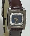 Longines Vitage Watch Manual Winding Navy Dial 24Mm Square Dolphin Hand Swiss